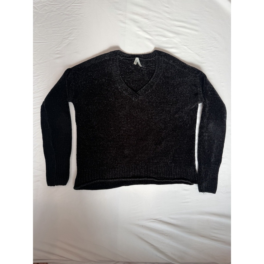 Mudd Knit Womens Sweater Black Small Soft Casual School Teacher Preppy Chic Boho